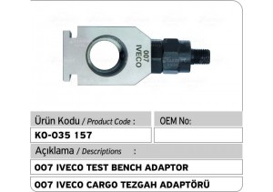 007 Iveco Tezgah Adaptörü